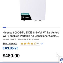 Hisense Portable Ac Unit 
