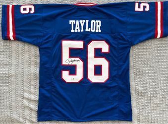 Lawrence Taylor Signed New York Giants Custom Pro Style Jersey Beckett