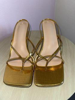 Gold heels