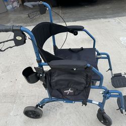 Medline Translator Rollator/transport Chair