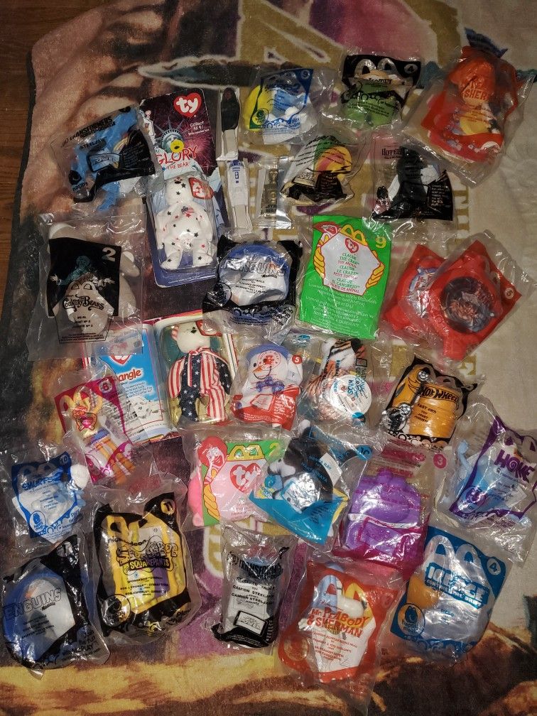 Vintage McDonald's Happy Meal Toy Collection! 30 Factory Sealed Toys! Great Collectors Items!
