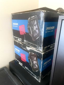 New  L7 12 inch subwoofers kickers for $500 car audio no trades