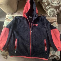 FTP Reflective  polar Fleece Jacket (navy) 