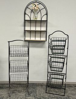 Retail Merchandiser Shelve & Basket set