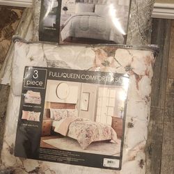 NEW 3 PIECE COMFORTER SET FULL/QUEEN