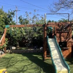 Wood Swings Play Set 