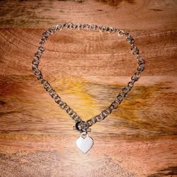 Zales Toggle Heart Choker