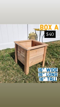 Cedar Planter Boxes - Prices On Photos