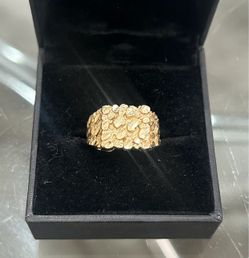 10k Gold Nugget Ring