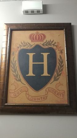 H Crest Wall Art
