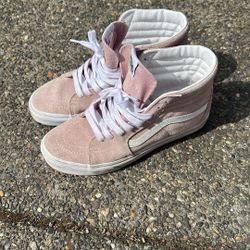 Classic high Top Pink Vans Men’s 8.5