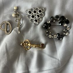 Ladies Dress Pins, Broche Para Vestido 