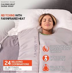MUST SELL - Sharper Image Calming Heat Sauna Wrap - Like New