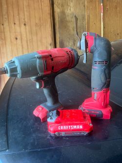 Craftsman 1/2 inch impact and multitool with 20v battery