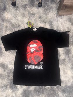 Bape tee red camo