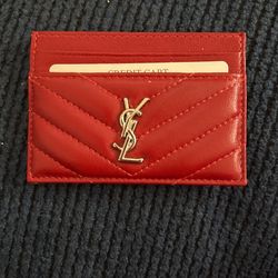 Ysl Card Holder Brand New