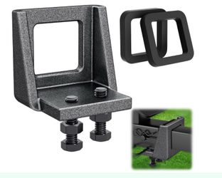 KYNTHAX Anti-Rattle Hitch Clamp, 2" Hitch Stabilizer With 2 Silencer Pads, Heavy-Duty Anti Rust Tightener Corrosion Resistance, Reduce Trailer Towing 