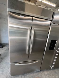 Kitchenaid 42” built on refrigerator