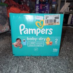 Pampers Size 2 186ct