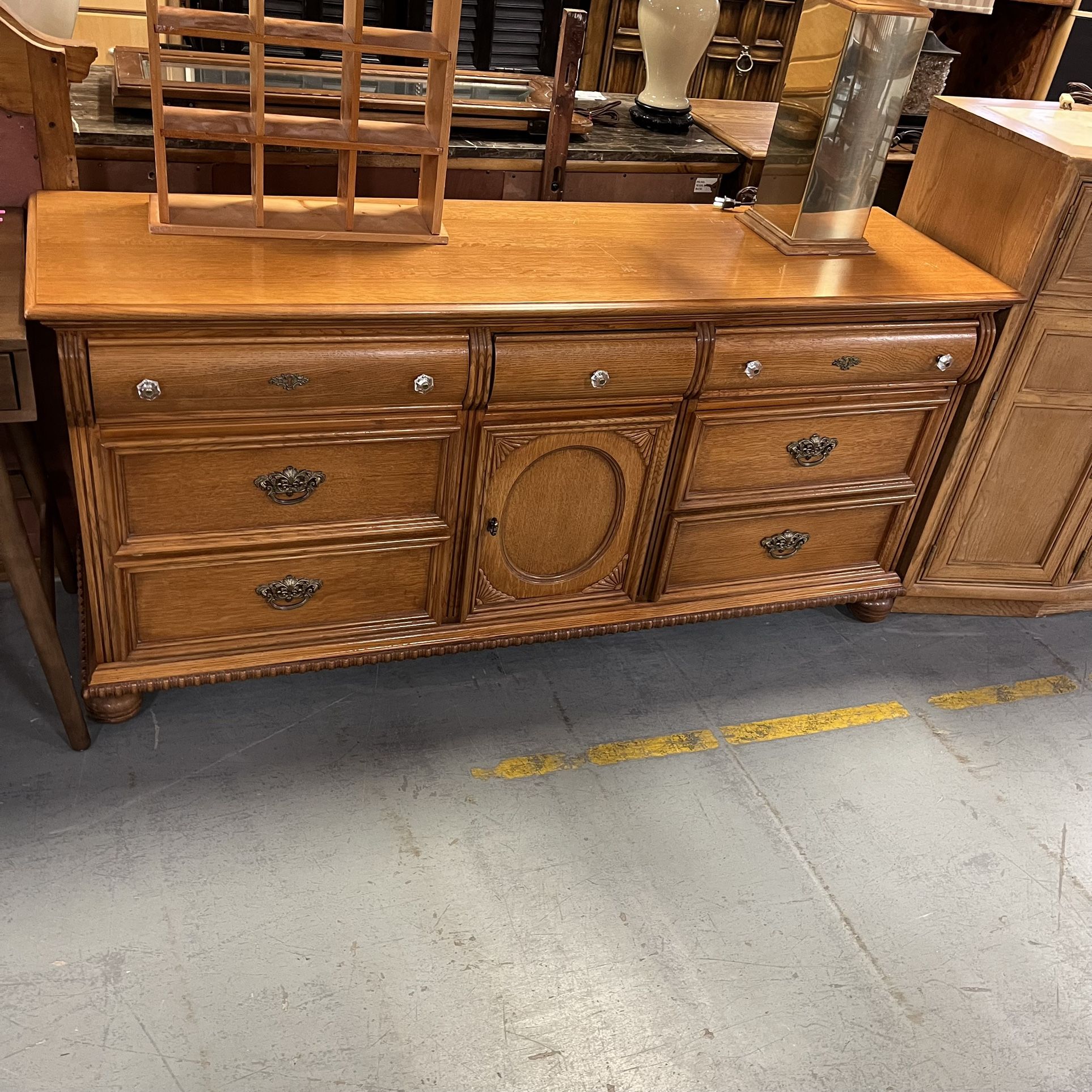 Long Wood Dresser (in Store)