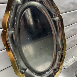 Gold And Silver, Metal Tray 