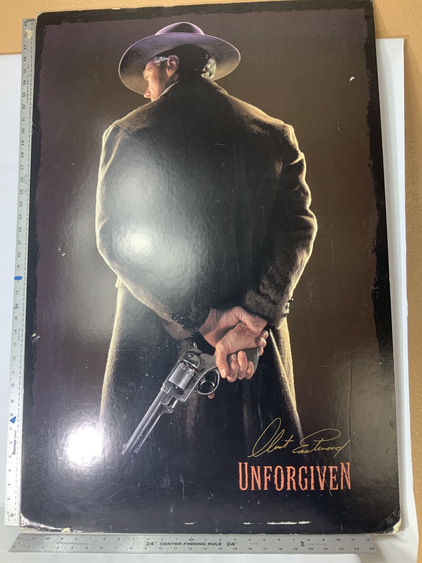 90’s movie western posters on 1/4 inch foam board Unforgiven / Tombstone