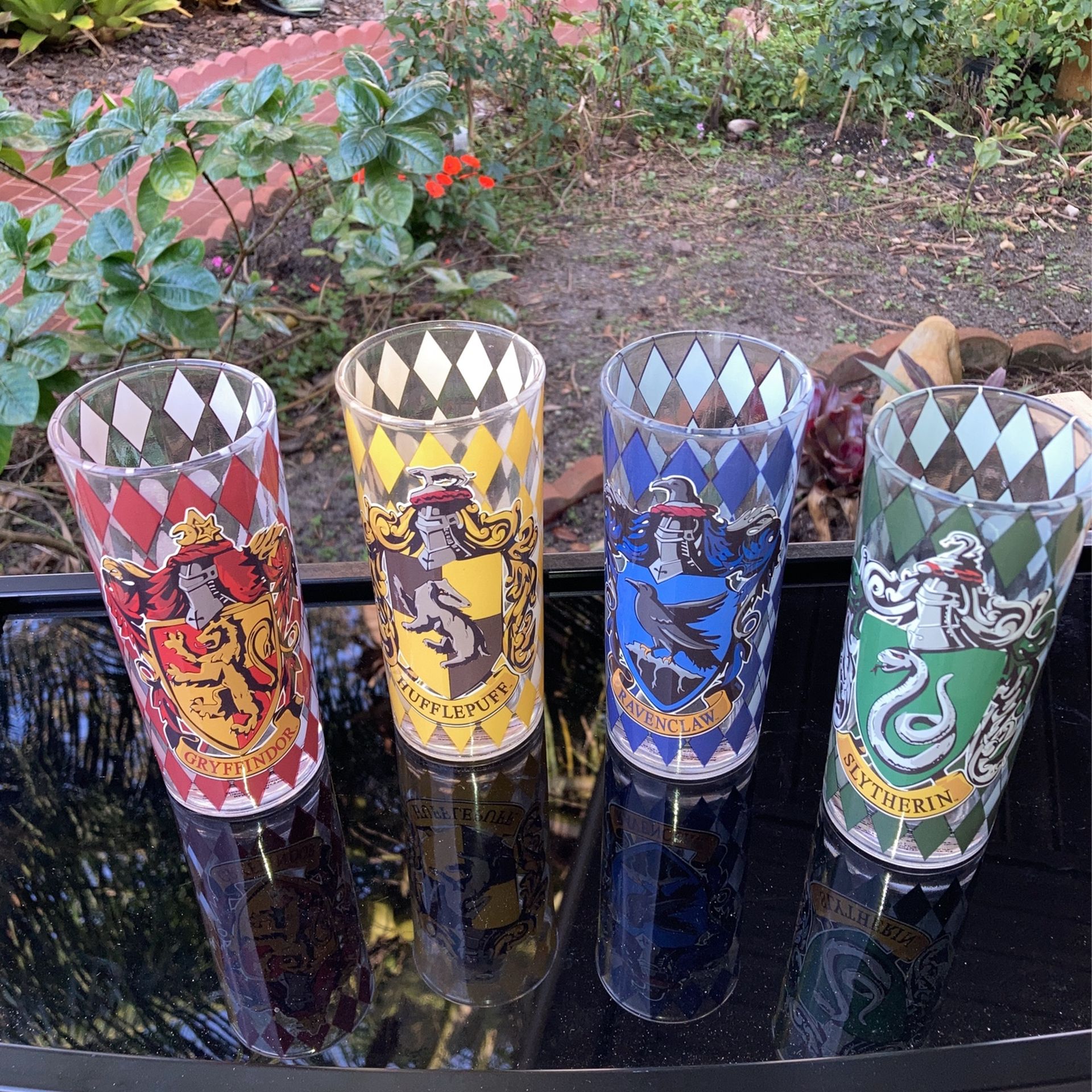 Harry Potter Set Of 4 -10oz. Glasses