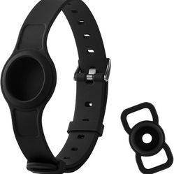 Brand New Volkano Waterproof Dog Collar with Belt Loop and Airtag Holder, Silicone Rubber Dog Collar, Adjustable Strap for Dog Leash, Swimming, Durabl