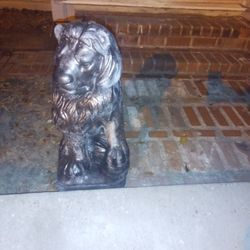 Stone Lion Statues 24 ' Tall White 
