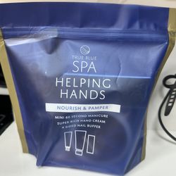 Bath and Body Works True Blue Spa Helping Hands Bag Set