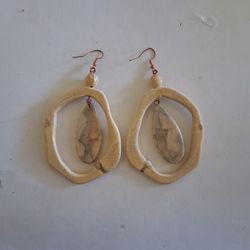 Custom Made Wooden Earrings 