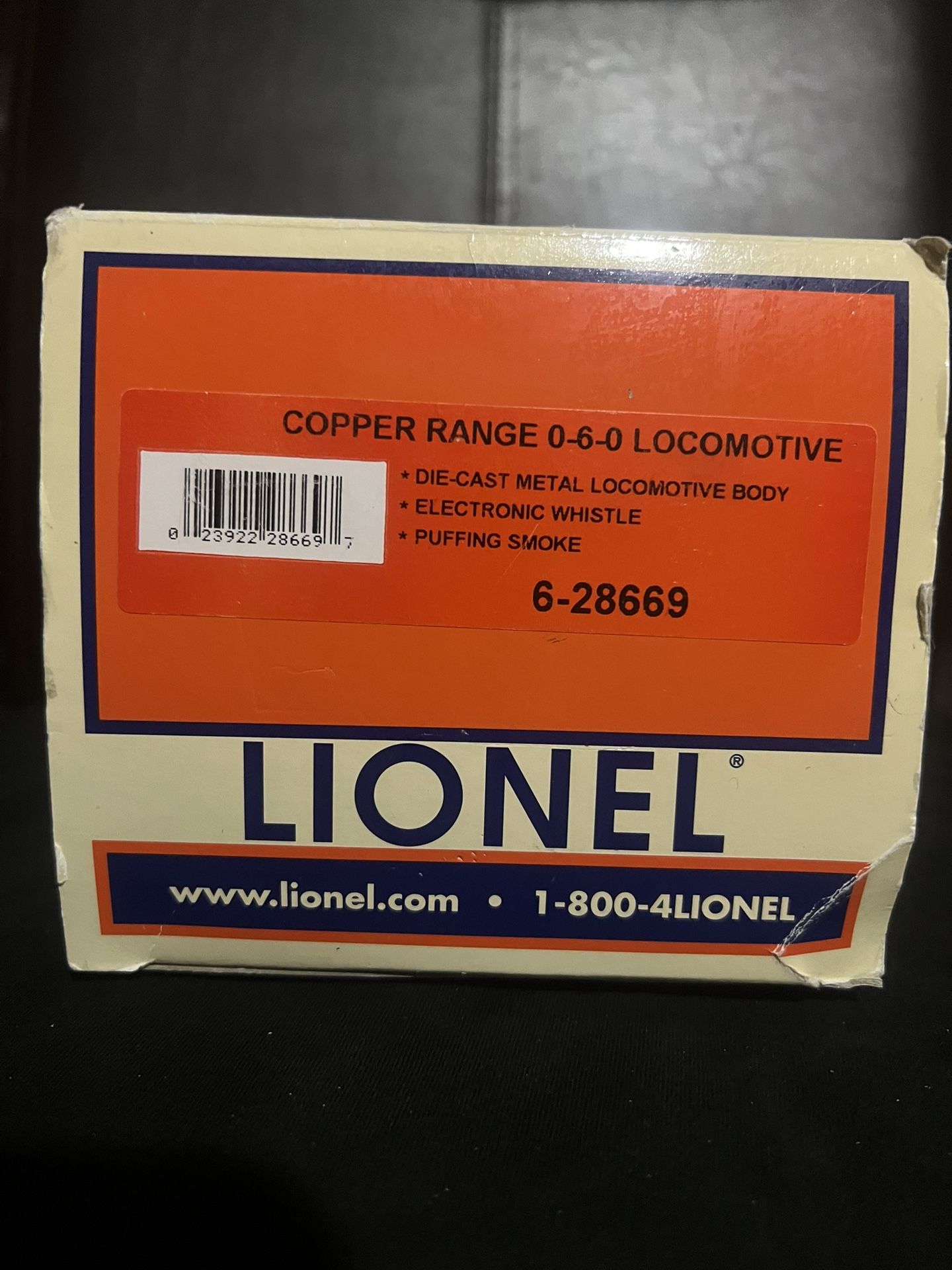 Lionel- Copper Range 0-6-0 Locomotive