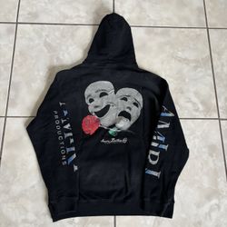 Amiri Theater Masks Hoodie Medium