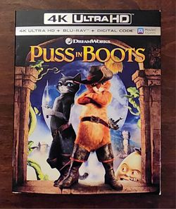 Puss In Boots (2011) 4k Ultra HD Combo Pack
