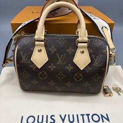 LOUIS VUITTON Monogram Speedy 20 Shoulder Bag