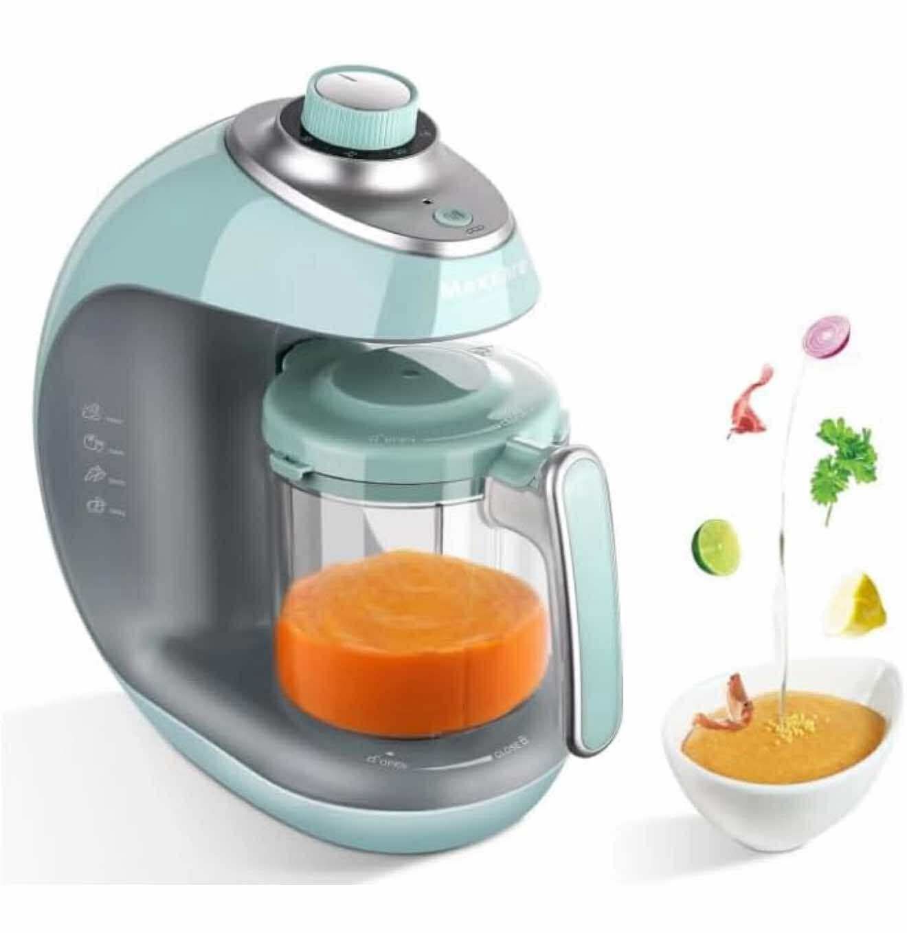 Baby Food Maker Blender and Steamer, Multi Food Processor for Nutritious, Green