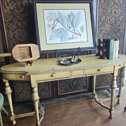 French Rustic Draper's Table Console