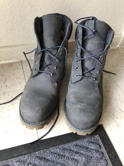 Navy blue Timberlands