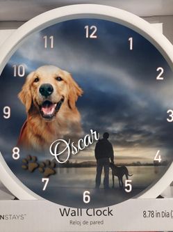 Customised personal Pet clock