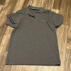 Grey Lacoste T Shirt Size Medium