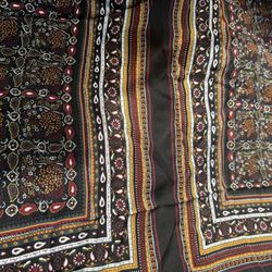 Dead stock fabric silk paisley 4.5 yards X 52” excellent condition