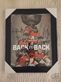 Florida Panthers SI 11x14 Back to Back