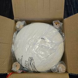 Brand New Small Round Ottoman With Storage 