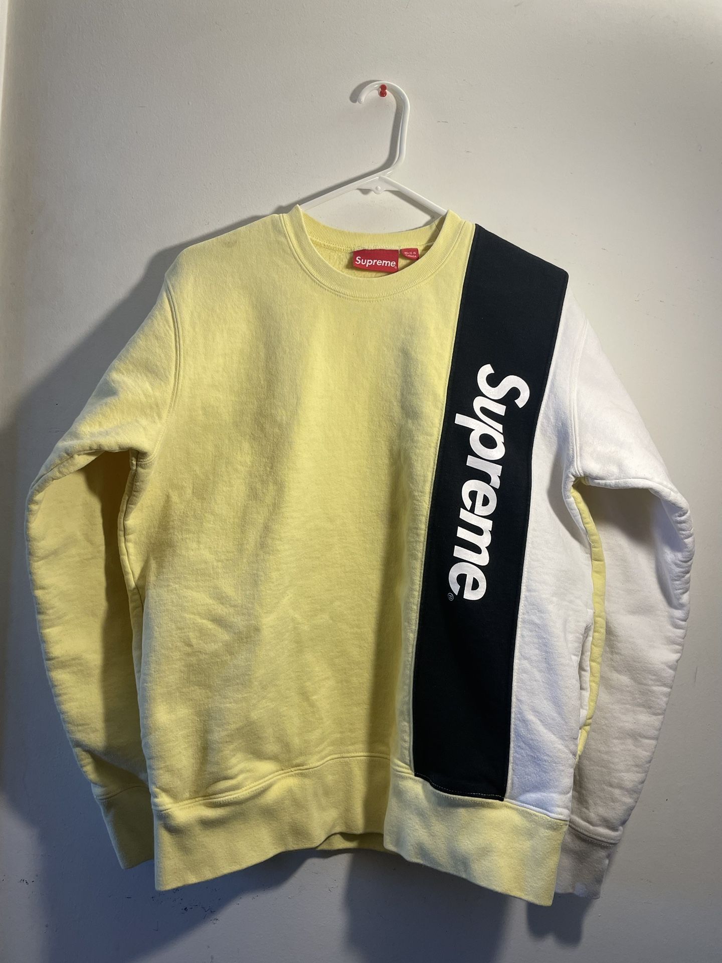 Supreme Panelled Crewneck Size M