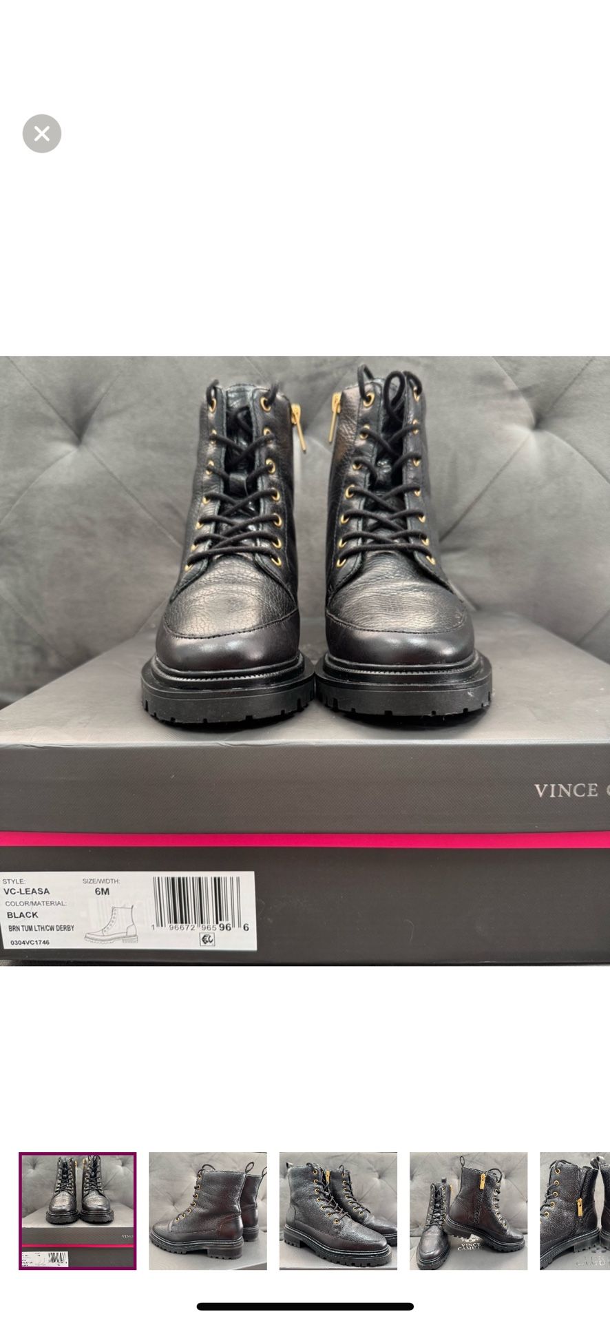 Vince Camuto Leasa Leather Boots