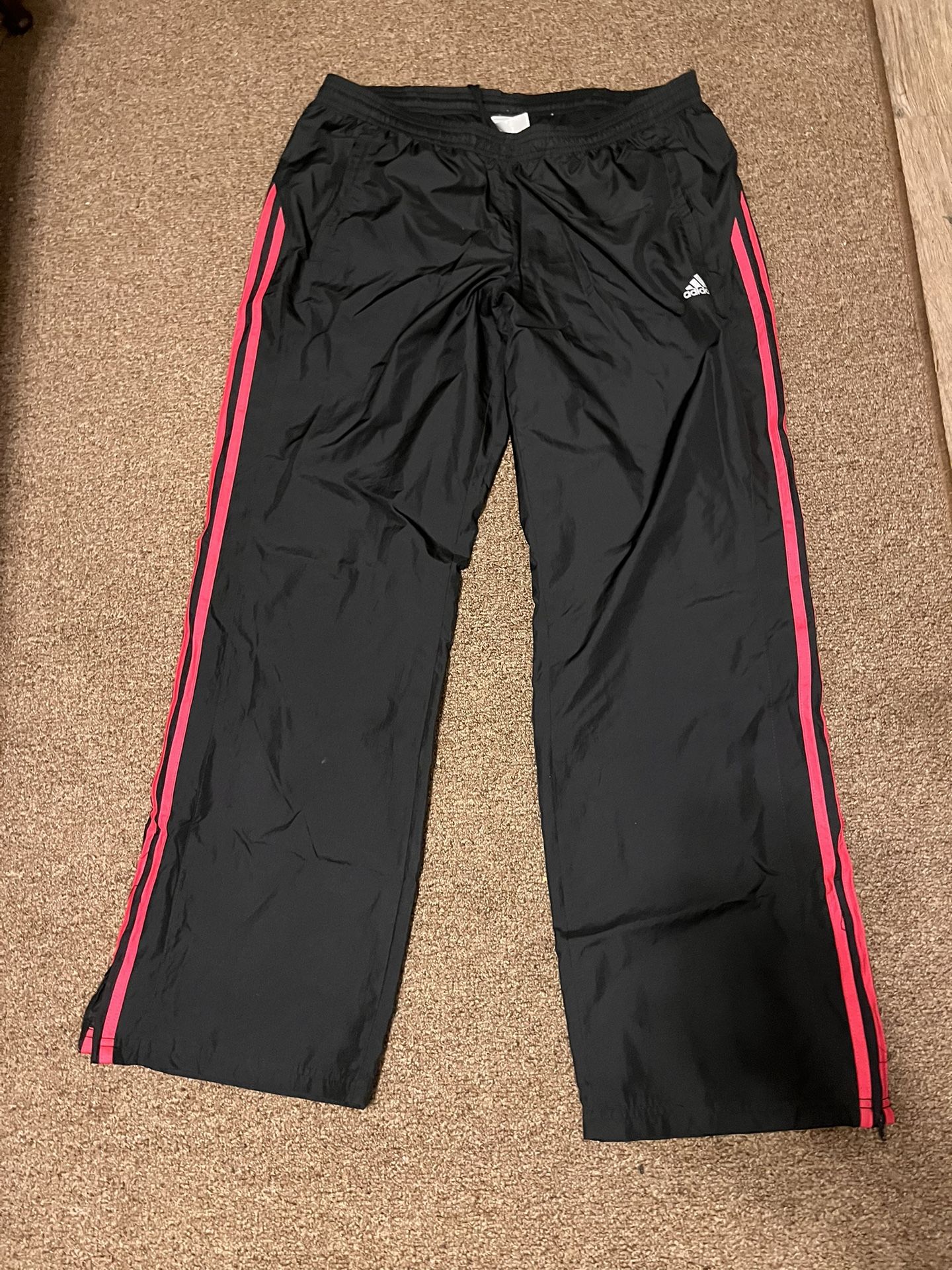 Large Y2K Adidas Parachute Pants