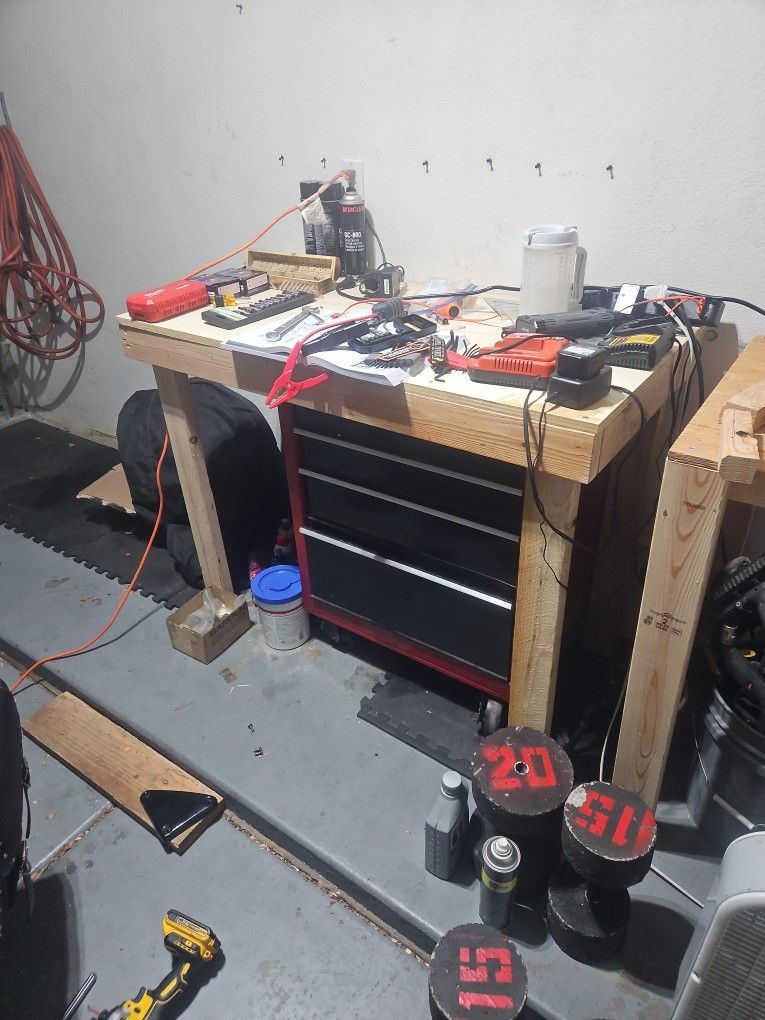 Homemade Work Benches