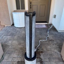 New 40” Tall New Indoor/ Outdoor Water Fountain With Pump and Lights