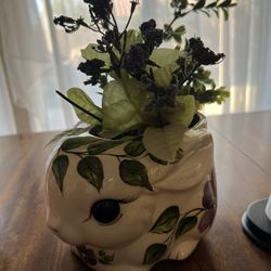 Adorable Ceramic Bunny Planter