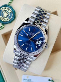 Brand New Rolex Datejust 36 w/ Blue Dial